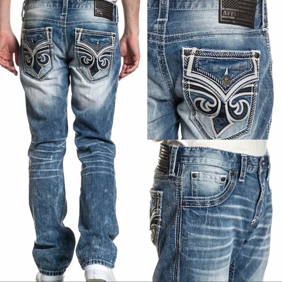Affliction Other - AFFLICTION Men's Denim Jeans ACE FLEUER PHANTOM